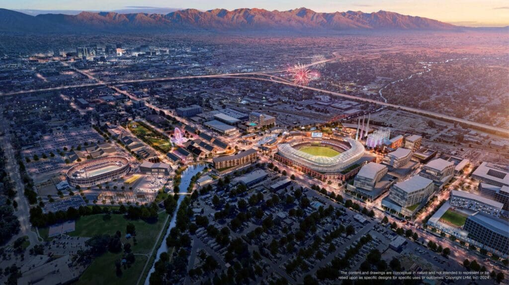 View of The Power District Looking South East